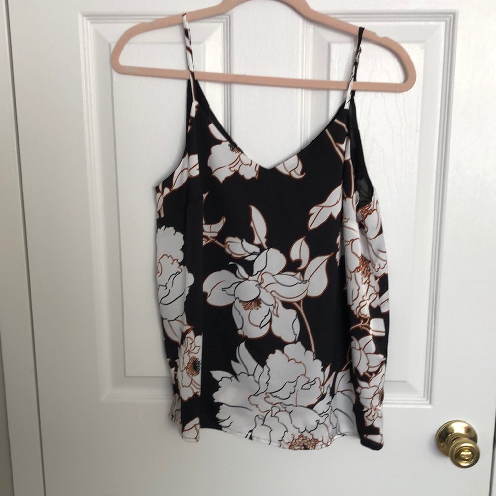 Floral Woven Flowy Cami